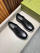 Gucci Man Black Calfskin Business Leather Shoes 042882 (7)_th.jpg